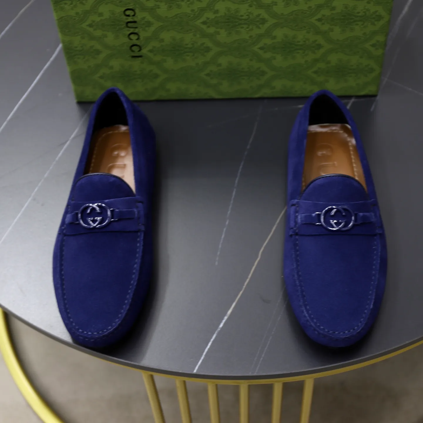 Ex-factory price: 460💰[GUCCI] Gucci ⚠️High-end men’s driving and pedal series ⚠️38-44 (customized for 45) ⚠️All original cowhide leather! Thick and soft! Made entirely of calfskin lining! Rubber sheet anti-slip beanie sole! Three-dimensional package technology! Fashionable and classic! Handicrafts! Original high quality! Feel free to compare!